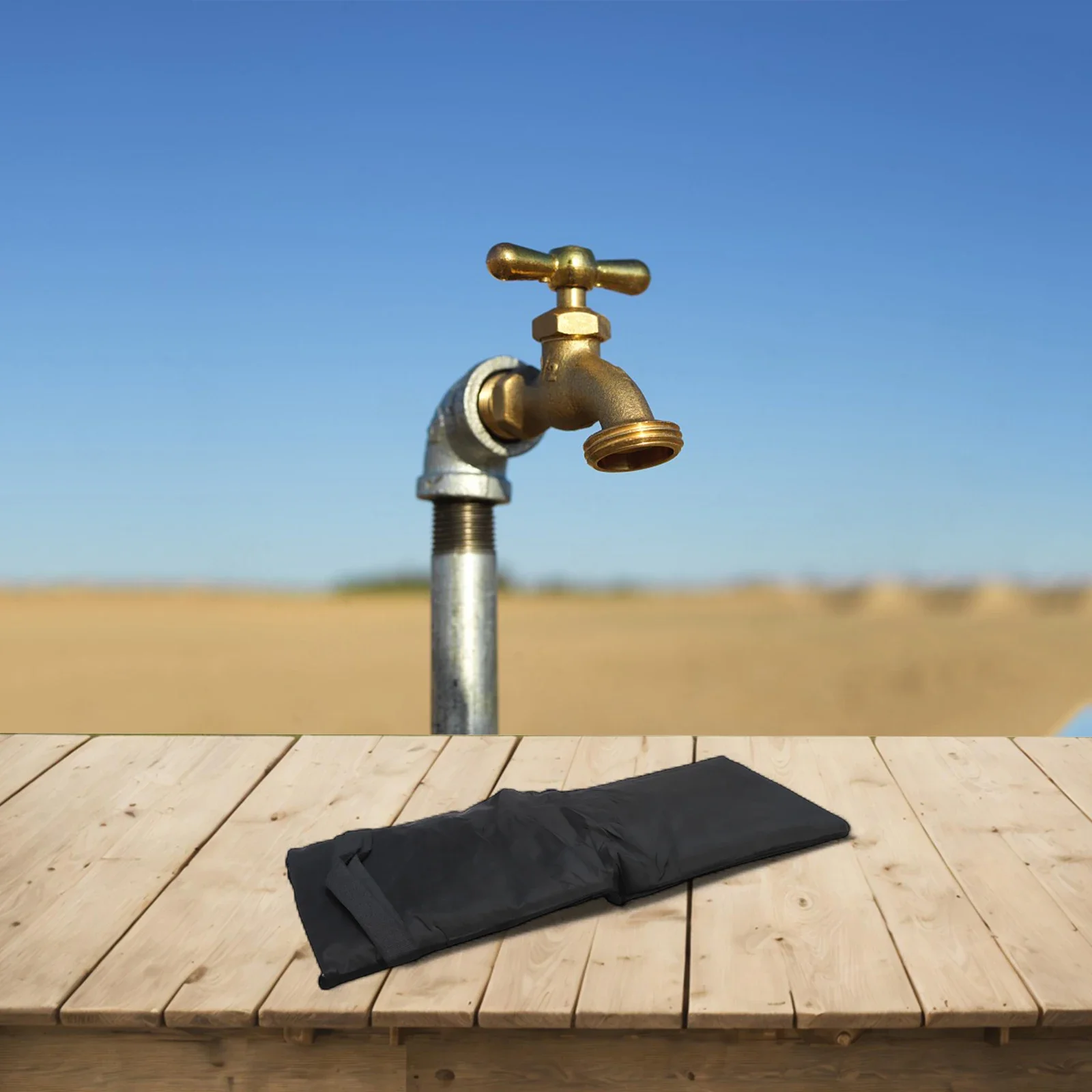 Extra Large Waterproof Faucet Cover with High Density Insulation for Outdoor Hose and Hydrants Winter Protection