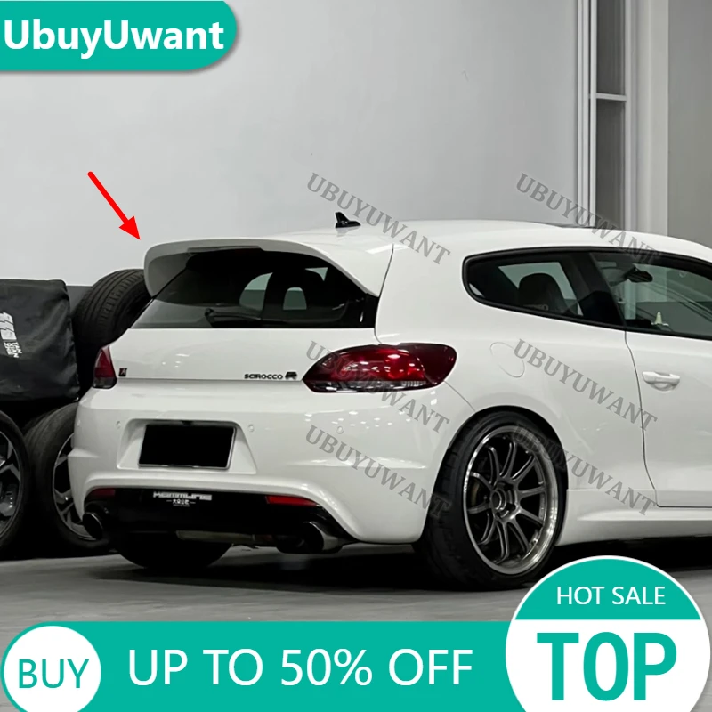 Voor Volkswagen Scirocco Regular Standard 09-14 Carbon Fiber Achterklep Auto Spoiler Ducktail Lip Wings (Alleen standaardversie)