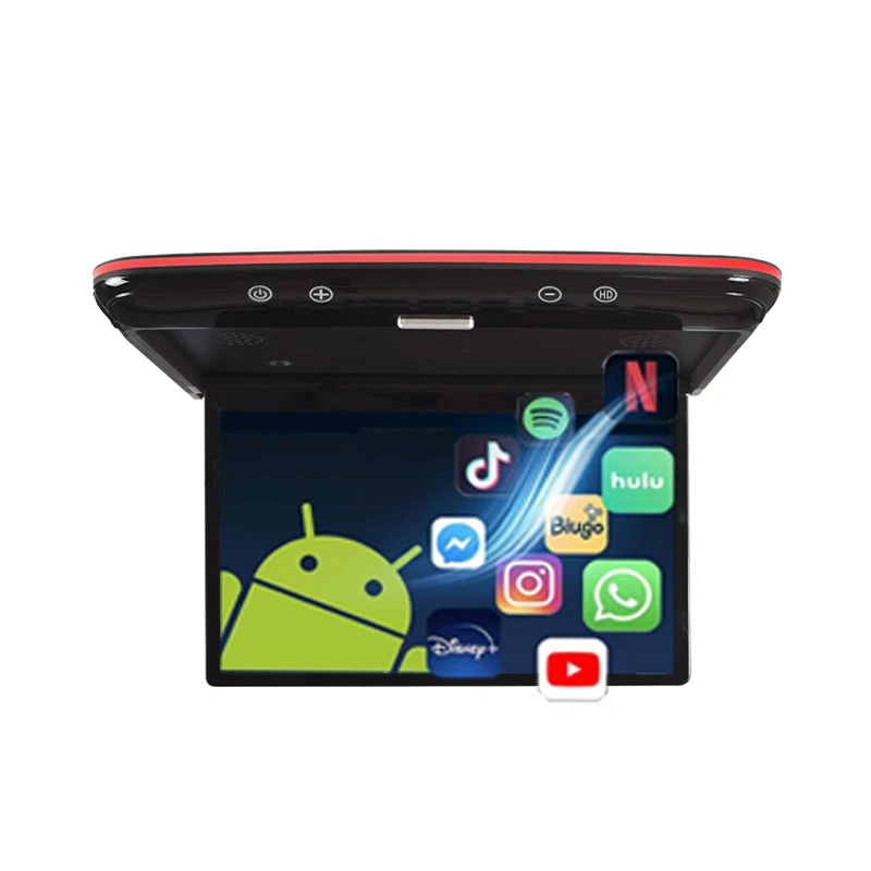 

13.3" 1920*1080 Car Roof Ceiling IPS Screen WIFI Android TV 2G+32G Multimedia Video Player Mirror Link Remote Control