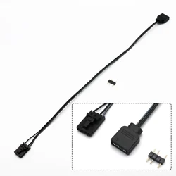 For Corsair RGB To Standard ARGB 4-Pin 5V Adapter Connector Pirate Ship Controller Adapter Line QL LL120 ICUE Adapter Cable 25cm