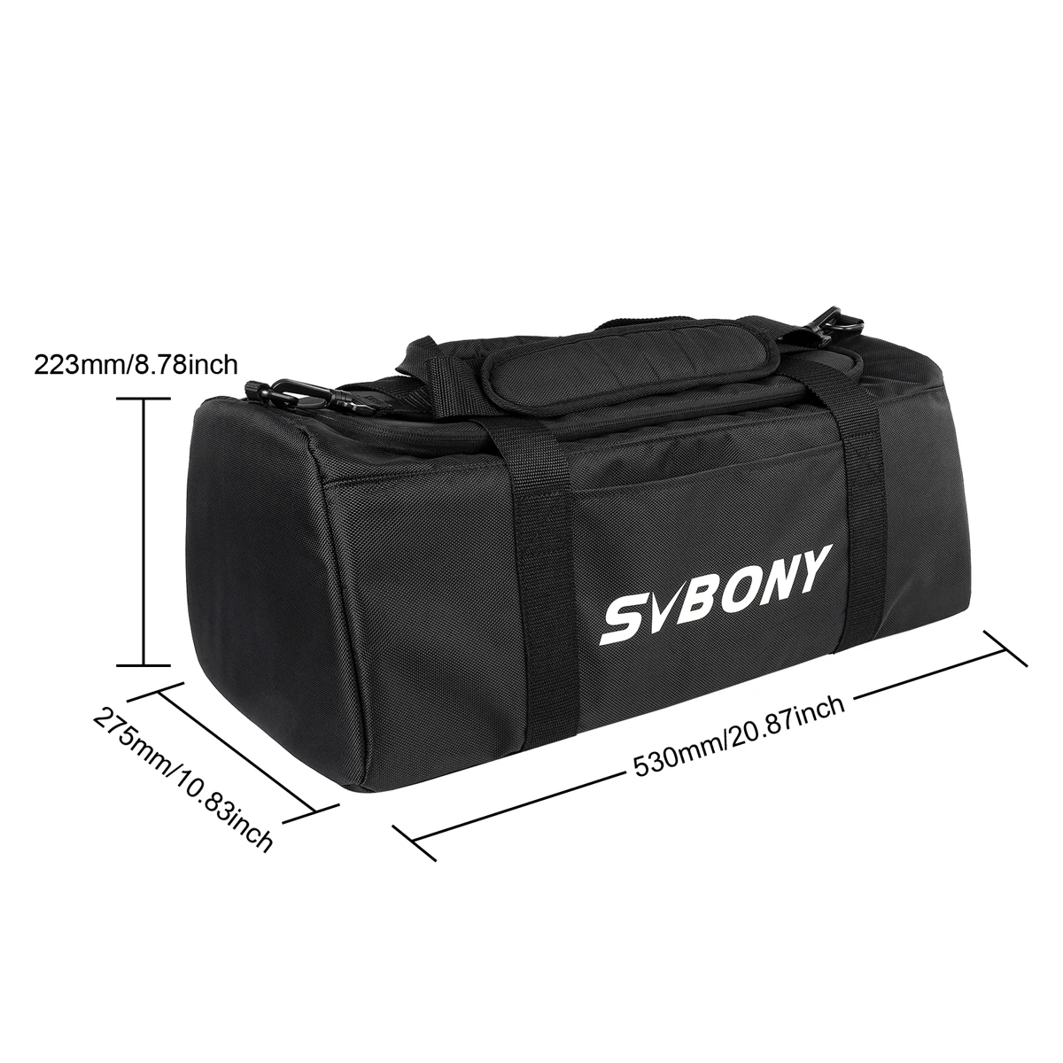 SVBONY SV212 Telescope Carrying Case w/ Adjustable Shoulder Strap for Svbony SV503 70F6 80F7 SV550 80F6 