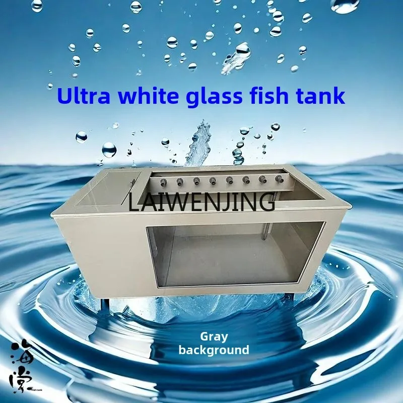 MJY Ultra-white Glass Side Filter Koi Ornamental Light Body Fish Tank Water Circulation System