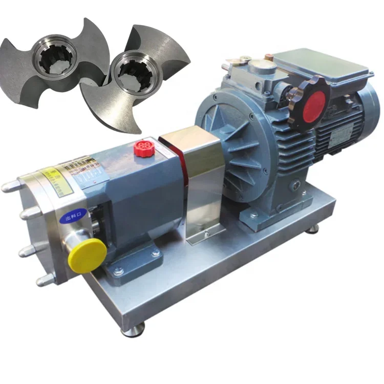 

Electric Stainless Steel Conveyor Pump High Viscosity Gear Pump Sauce Sesame Paste Variable Frequency Rotary Lobe Pump