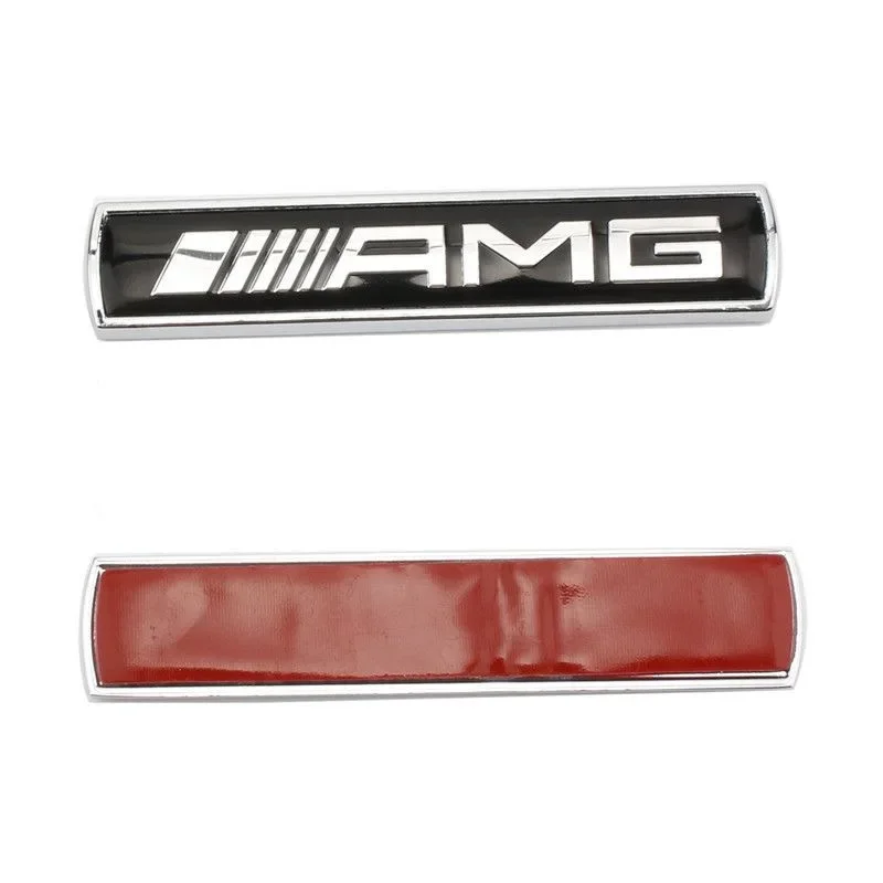 2pcs 3D metal car fender badge sticker decoration For Mercedes benz W203 W204 W205 W210 W211 W212 W164 W176 CLA CLS SL GLA