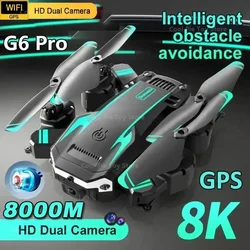 Drone G6 Pro 5G GPS Brushless Motor Professional 8K HD Aerial Photography Obstacle Avoidance UAV Four-Rotor Helicopter Toys