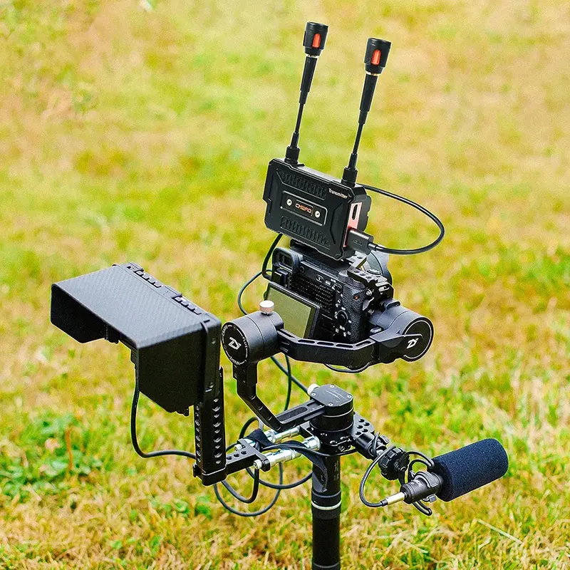 送信機および受信機キット,NP-Fバッテリー,HDMI互換エクステンダー,338m,1080p,ラップトップ,カメラ,PC