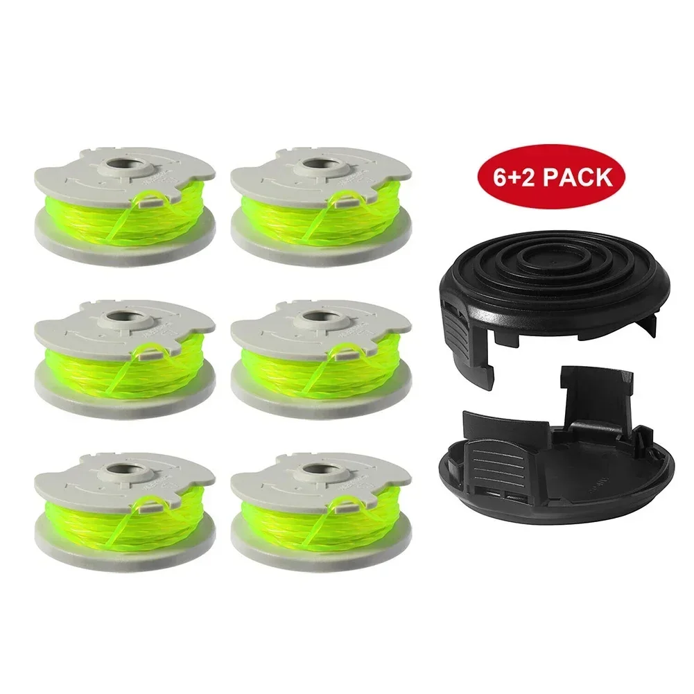 6pcs spool cover WORX WA0014 Spool Line WG184 WG190 WG191 String Trimmer 2 Caps String Trimmer Replacement Accessories