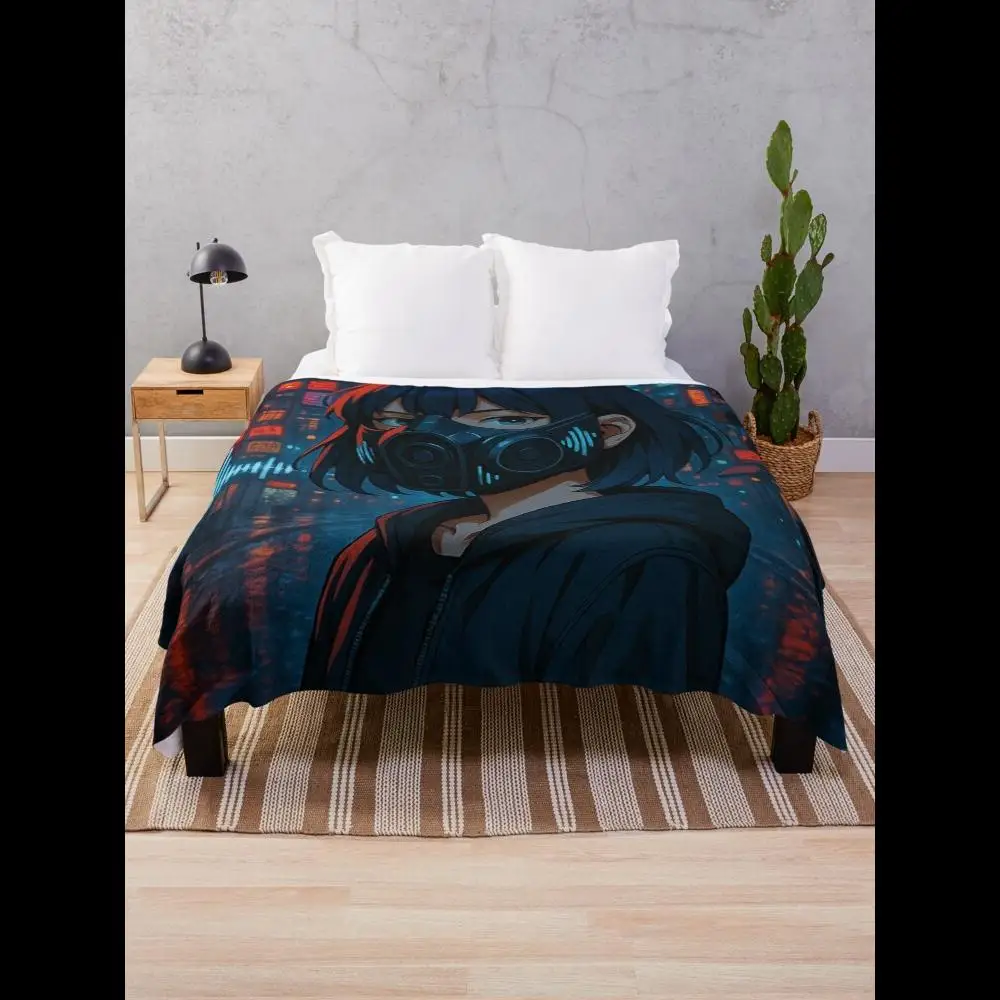 

Vox Signal of the City Noise Throw Blanket Soft Cozy Home Textile for Living Room Decor Warm and Stylish