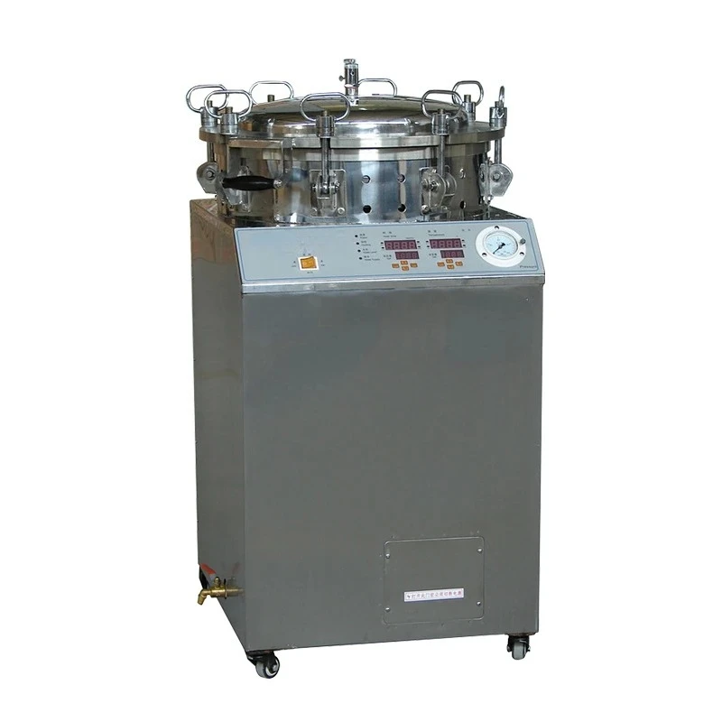 high-pressure high-temperature steaming pot vertical steam sterilizer vacuum packaging laboratory