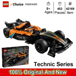 LEGO 42169 NEOM McLaren Formula E samochód wyścigowy seria Technic 452 szt. Zabawki dla chłopców dziewczynka prezent dla dzieci w wieku 9 lat