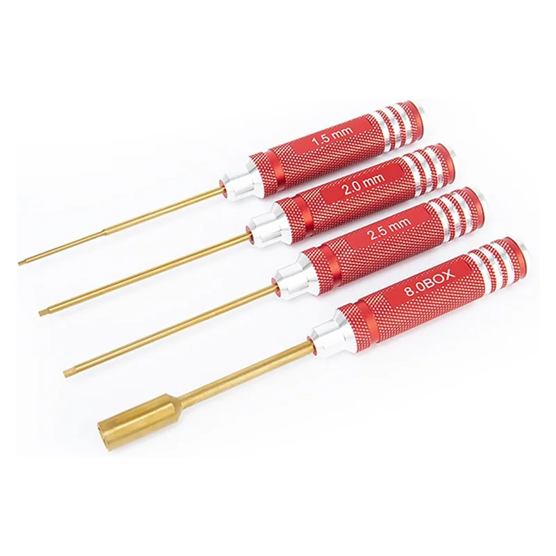 

ABRW-RC FPV Tool Kit Mini Ratchet Socket Prop Car Repair Frame Model 9 Pieces Crossing Aircraft Model Repair Tool Set