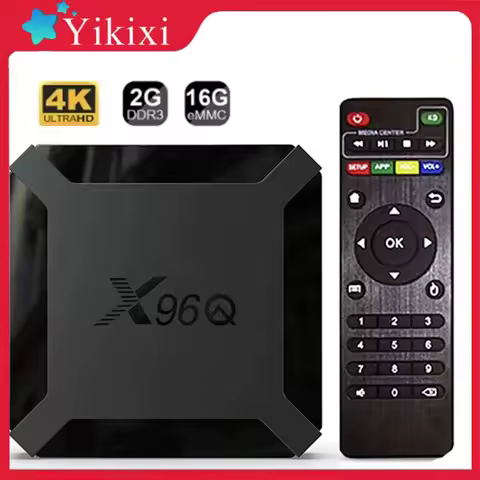 X96Q TV Box Android 10 2.4G Wifi Smart TV BOX Allwinner H313 Quad Core 2GB 16GB 4K Media Player Receiver Andriod Set Top Box