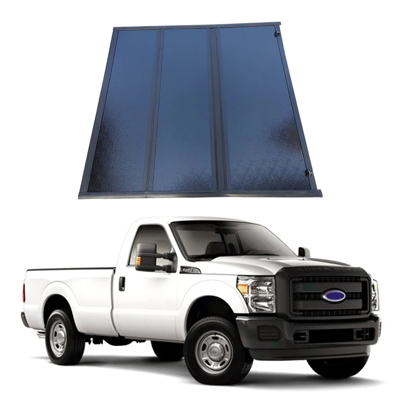 Factory Car Accessories Pickup Truck Protect Cover Hard Tri-Fold Embedded Tonneau Cover For Chevrolet Silverado 6.5ft