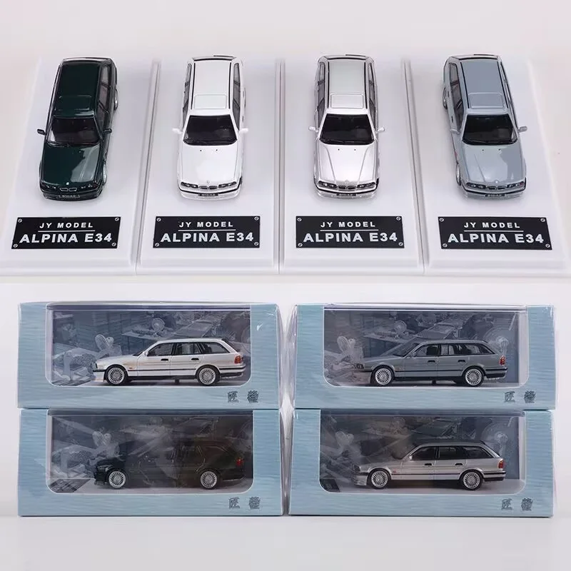 

1:64 5 Series E34 Touring Alpina Alloy Station Wagon Car Model Diecast Metal Classic Retro Car Vehicles Model Childrens Toy Gift