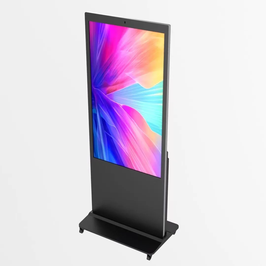 High Efficiency Advertise Player Lcd Indoor Touch Floor Standing Kiosk Advertising Display Screen for Shopping Mall for Sale