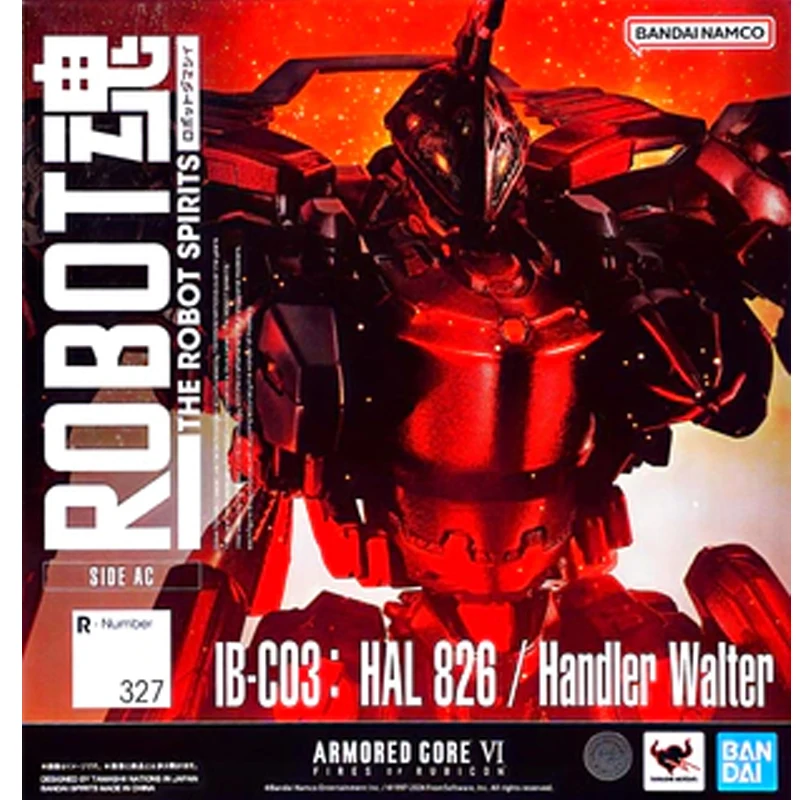 Original Genuine Bandai Anime ARMORED CORE VI 327 IB-C03: HAL 826 / Handler Walte THE ROBOT SPIRITS Model Toy Action Figure Gift