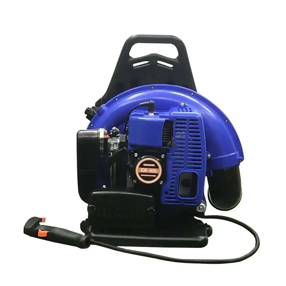 EB650 High Power Backpack Blower,0.3m³/s Air Flow 6800RPM,63.3cc High Power,Snow Blowing Leaf Removal Machine Cleaning Equipment