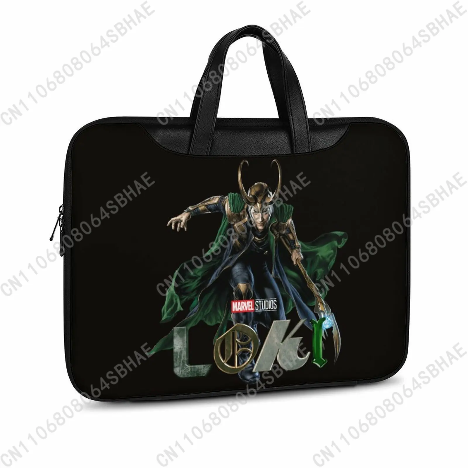 

Кожаный портфель Marvel Loki на заказ, унисекс, для ноутбука, деловой, ретро, из натуральной кожи, для косплея
