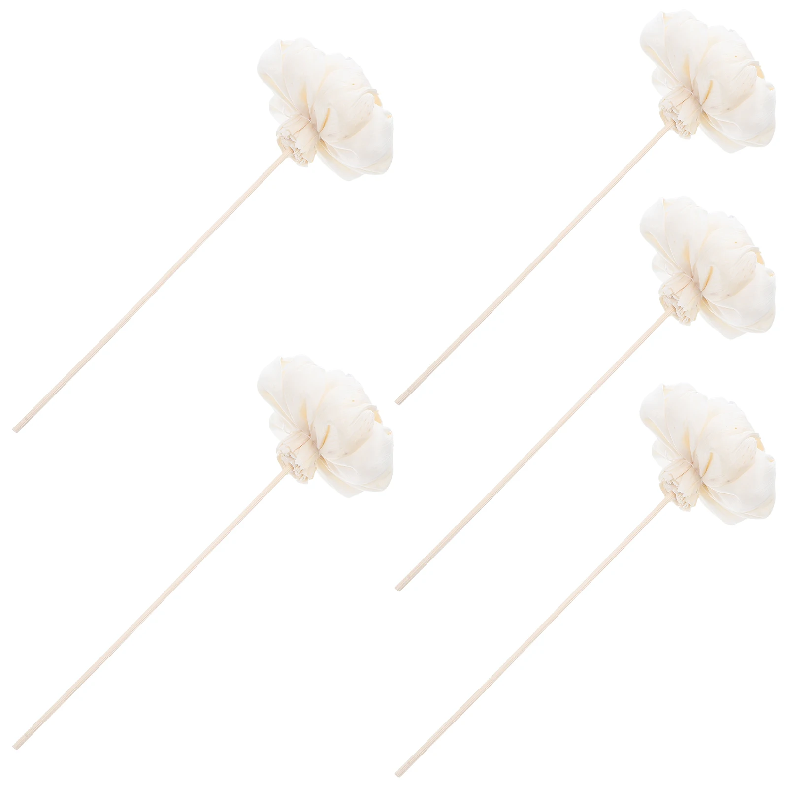 

5Pcs Peony Artificial Flower Diffuser Sticks Reed Sticks for Home Bedroom Office Bathroom Aroma Diffuser and Air Freshener