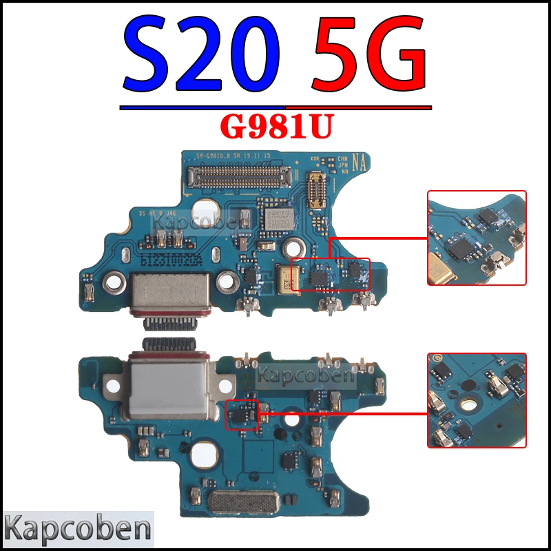 Usb Dock Charger Port for Samsung Galaxy S20 Fe S10 Lite Plus Ultra G977 G981 G986  G988 G970 G780 B N U V Charging Board Module