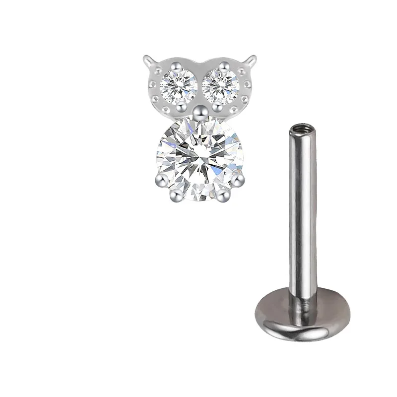 ASTM F136 Titanium Airplane Stud Earrings