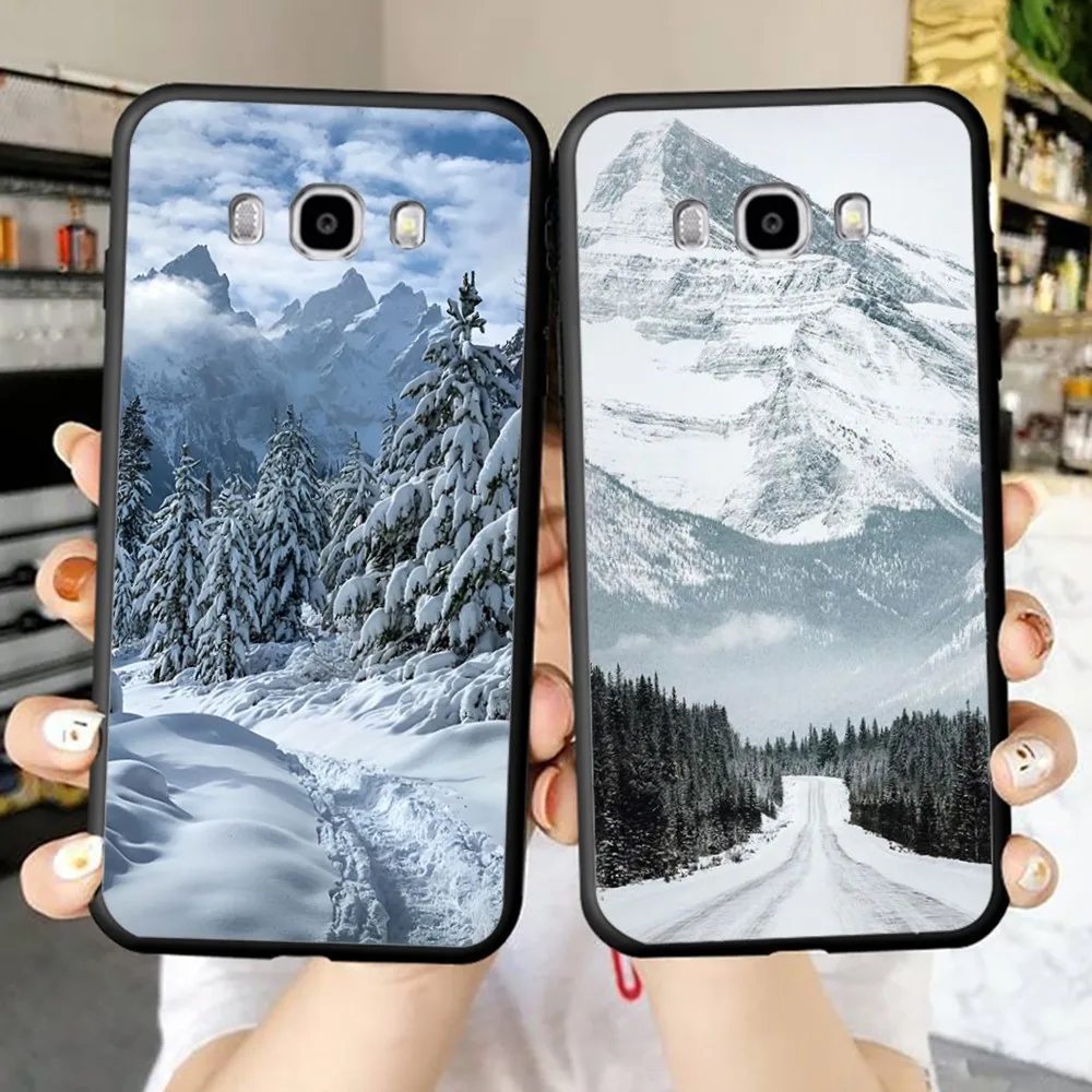 

Snow Mountain Phone Case For Samsung J 7 plus 7core J7 neo J6 plus prime J6 J4 J5 Mobile Cover