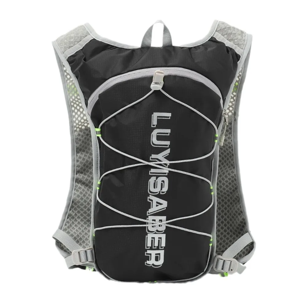 

2L Marathon Hydrating Backpack Breathable Reflective Hiking Hydration Vest Nylon Multifunction Water Vest for Running