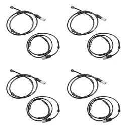 4X Front+ Rear Brake Pad Wear Sensor Set For -BMW X3 F25 X4 F26 Auto Car Accessory Brake Lines 34356790303+34356790304