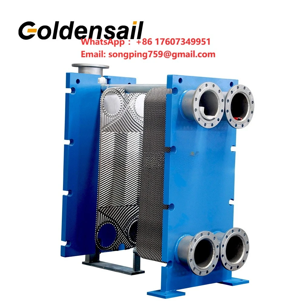 Hisaka Lx50 Plate Titanium Plate Heat Exchanger Marine Heat Exchanger Easy to Clean