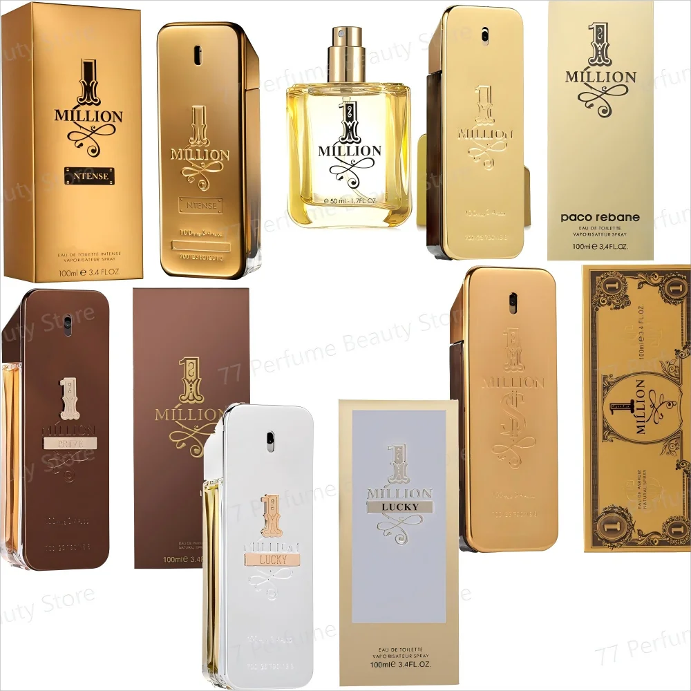 Golden Million Gold Brick Extrait-Perfume Woody De larga duración para hombre, Perfume De lujo, fragancia para hombre, Spray Eau De Parfum para hombre