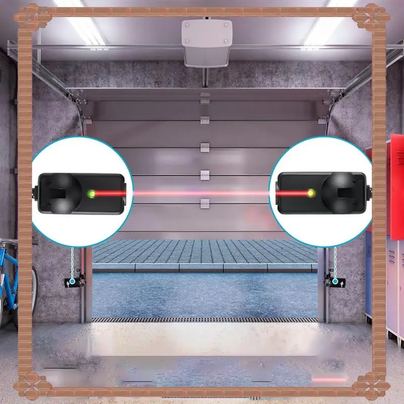 24-Hour Delivery Safety Sensor With Bracket Replacement For 41A5034, Safety Sensor  Eyes With Garage Door Sensors Bracket Co