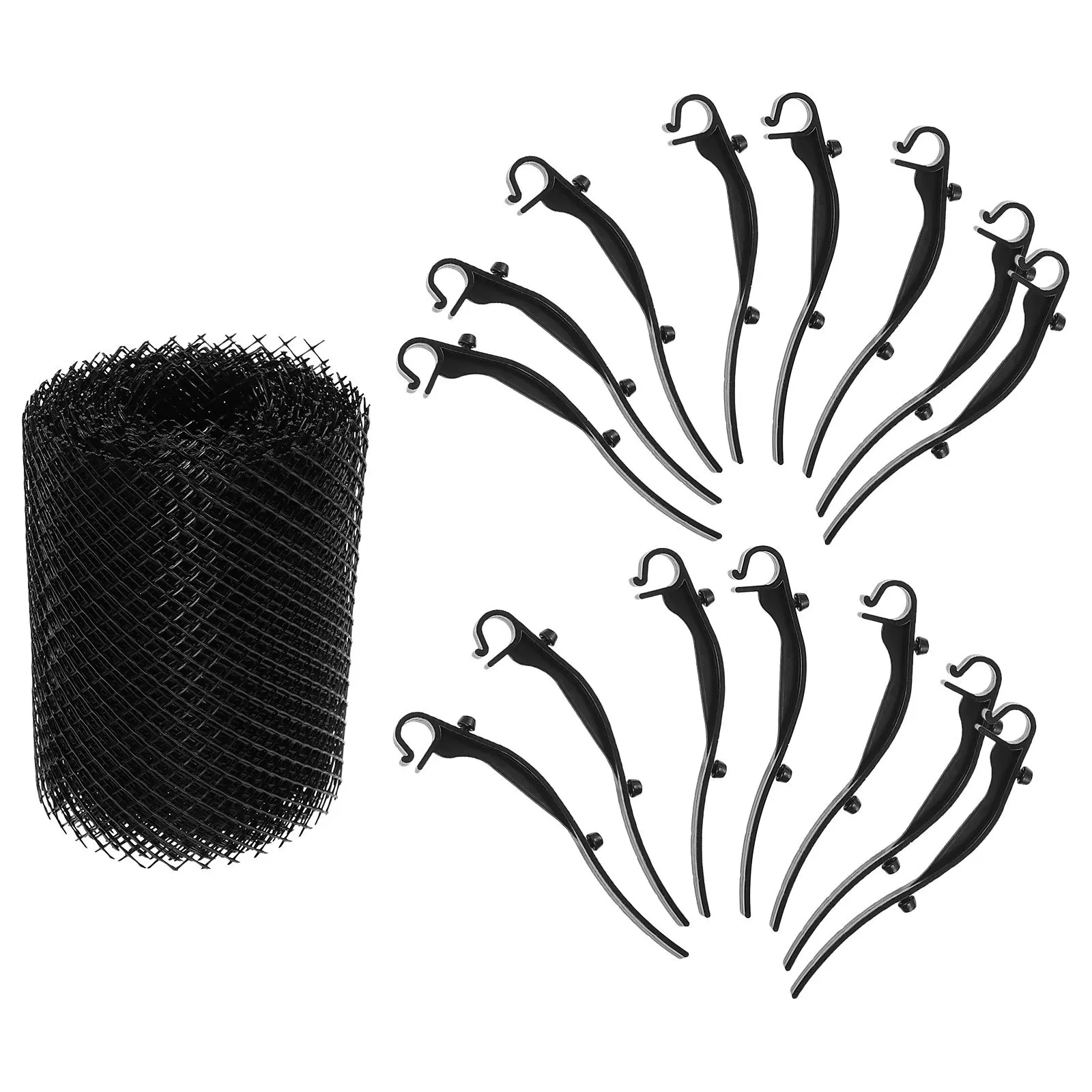 Robuste Kunststoffschutz-Blatt-Schutzabdeckung, Entwässerung, Anti-Blocking-Filter, Bildschirm für Garten, Balkon, Heimbedarf, Netzrolle, Regen