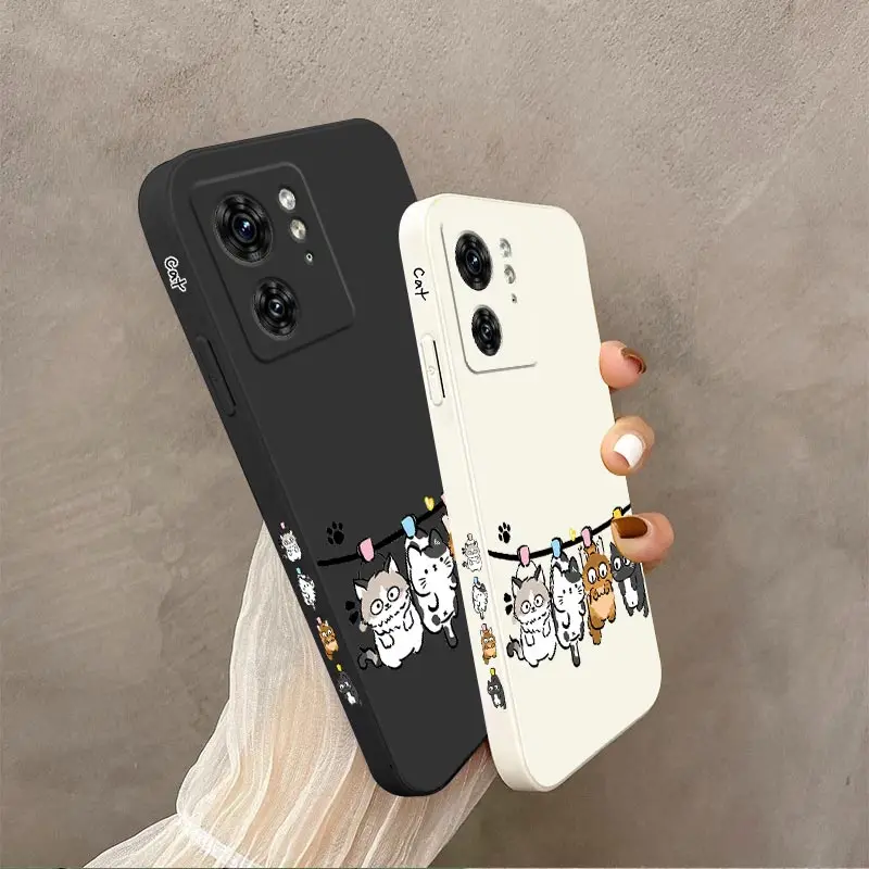 EDGE40 Silikonowe etui na telefon Naughty Cat do Motorola Moto EDGE 40 30 20 40Neo EDGEPLUS E32 E22 E7 E22i E20 E13 E6S E7POWER Cover — zdjęcie 4