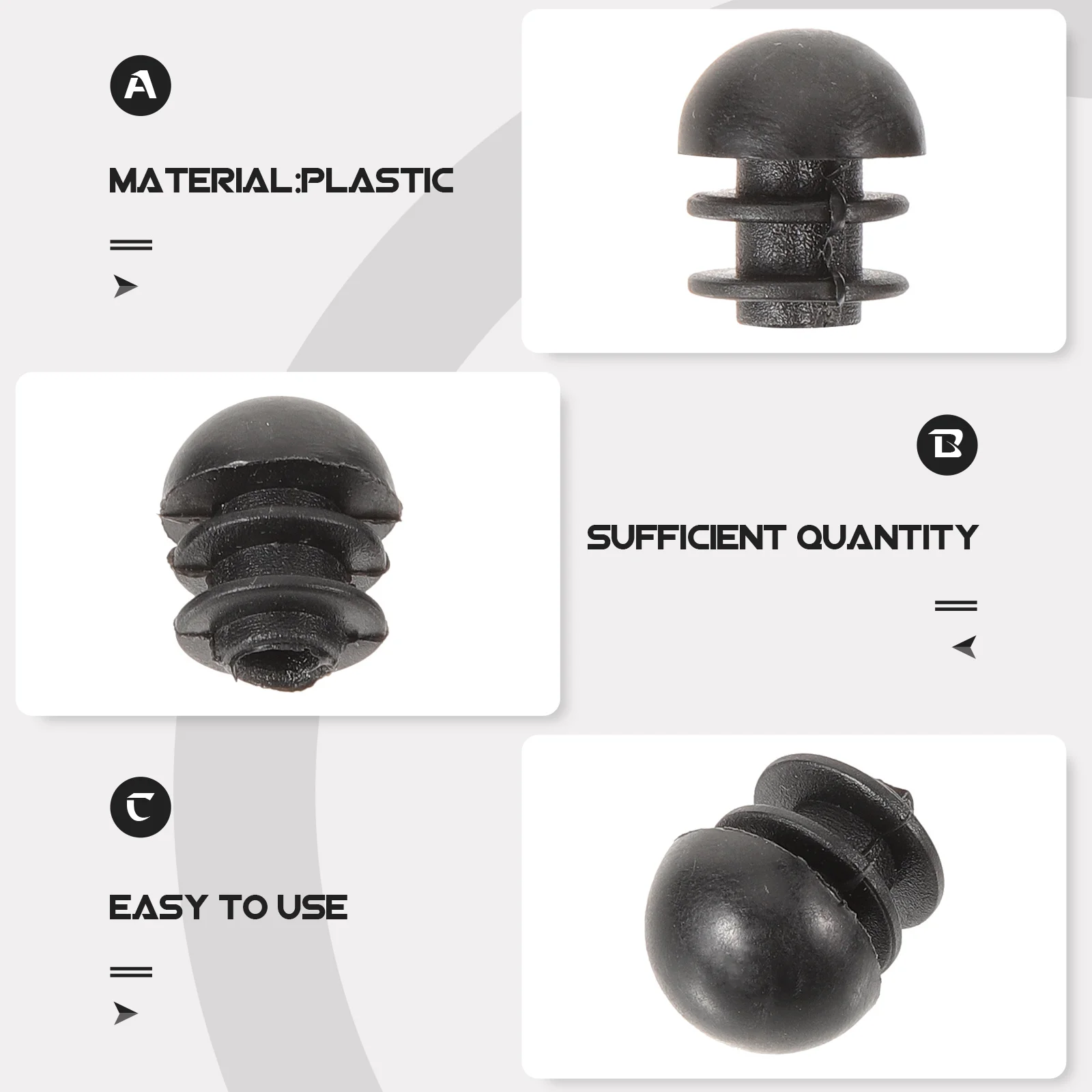 100Pcs 13mm Round Furniture Hole Plugs Decorative Wood Plugs for Cabinets Cupboards Easy to Use Long Lasting Durable