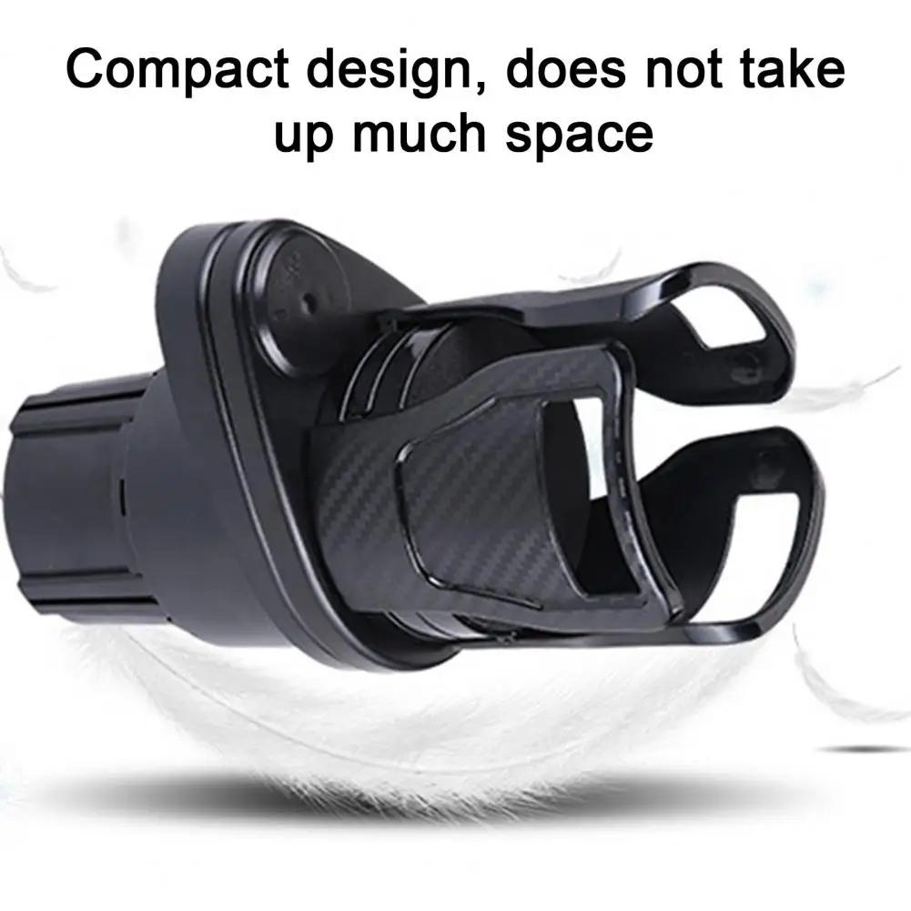 

Stable Car Cup Holder Storage Capacity Cup Holder Versatile Car Cup Holder Expander Adjustable Base Double Layer for Storage