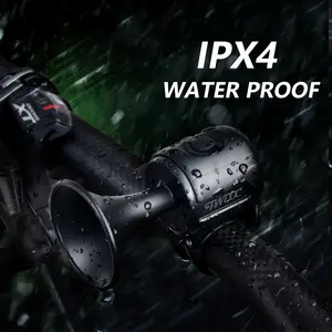 Zwei -OC -Fahrrad für elektronische Horn -Hochwarnschall CR2032 120 dB IPX4 Batterie Nachweis für wasserdichtes Straßen und Mountainbike 12 Hauptverkauf Elektronisches Horn für Fahrrad - №3