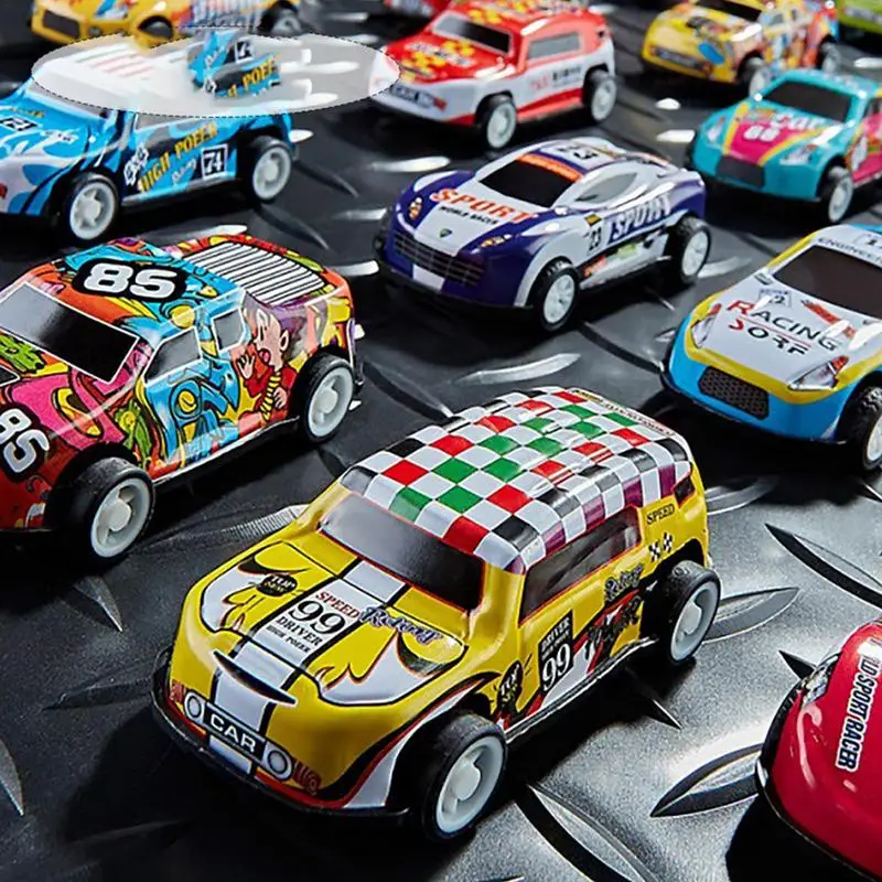 Pull Back Racers Race Car Vehicle Toy 10pcs Pull Back Race Car Bulk Creative Pull Back Race Car Toys Bulk For Birthday And