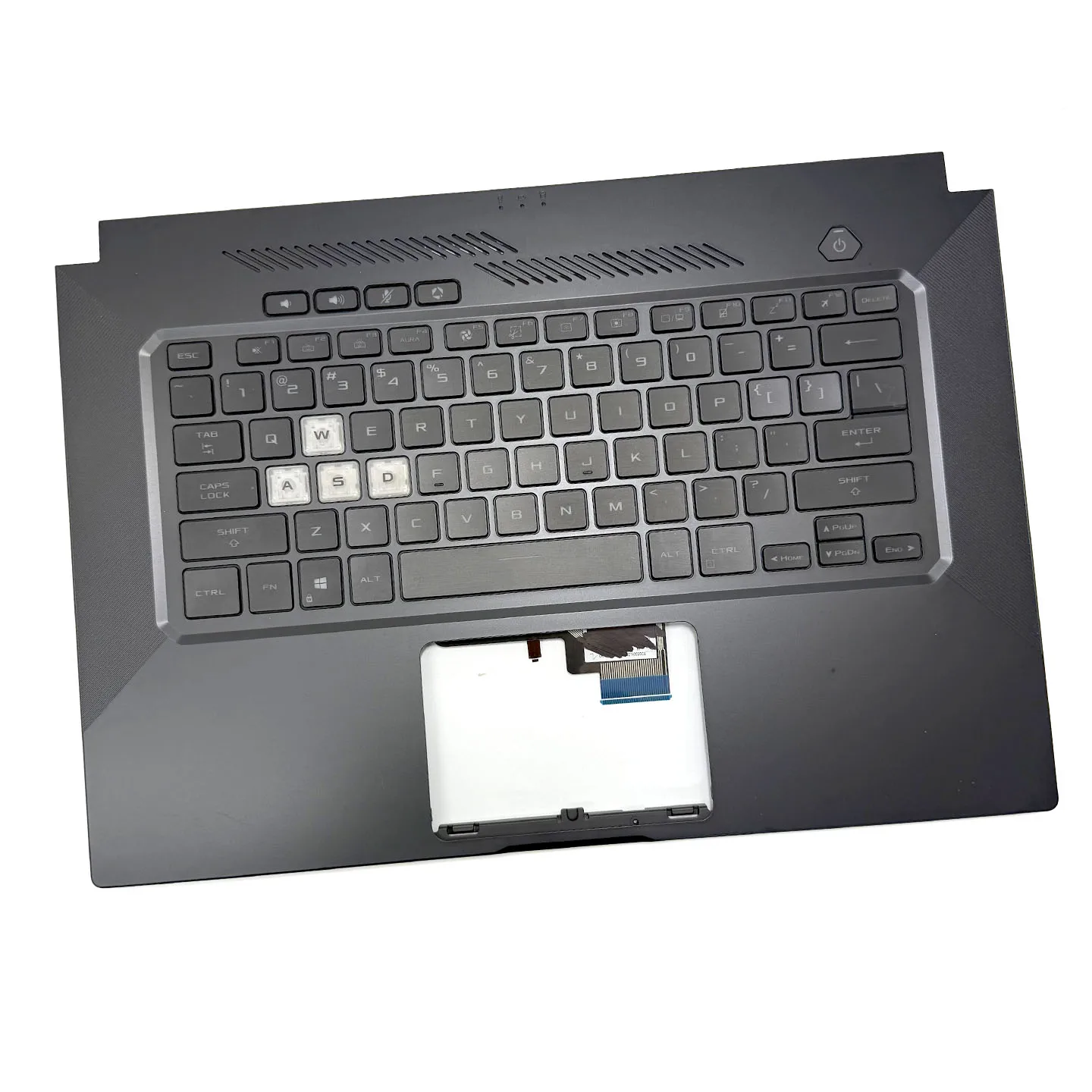 Immagine 3: Tastiera per Laptop Tuf Dash Tianxuan Air Tianxuan 2 Fx516Pm F15 Fa516 con Scocca C, Tasti, Copritasti, Staffa, Pulsanti, Cappucci per Tastiera