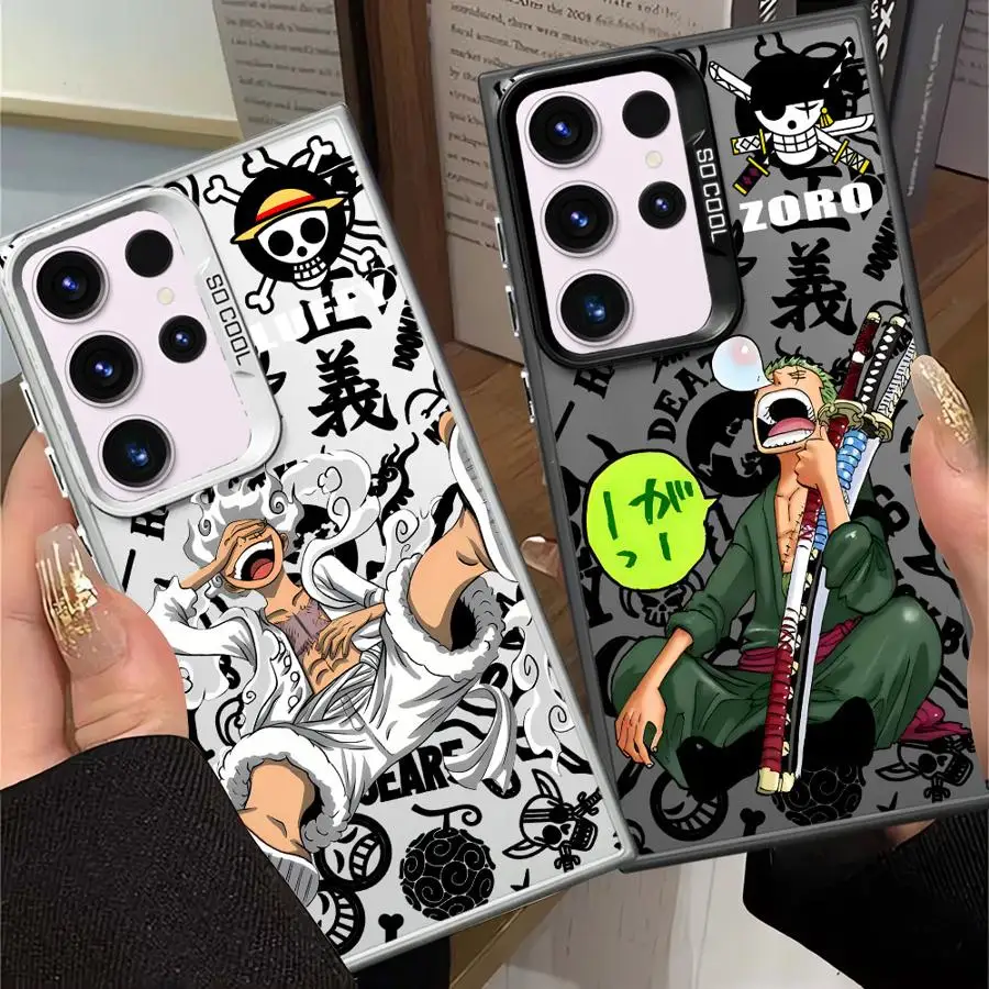 Phone Cover Case for Samsung Galaxy S26 S23 S24 FE S20 FE Note 20 Ultra S21 S22 Ultra S25Edge S25 Ones Pieces Lu-Ffys Zoro