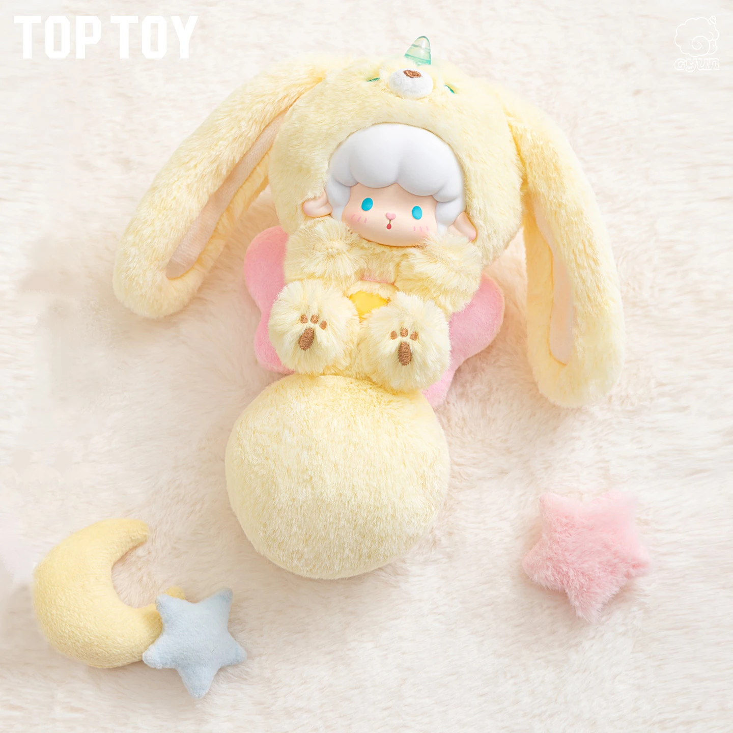 Toptoy Gyun Big Tailed Critter Crew Series Blind Box Gantungan Hiasan Roll Sheep Gadis Imut Hadiah Blind Box Series