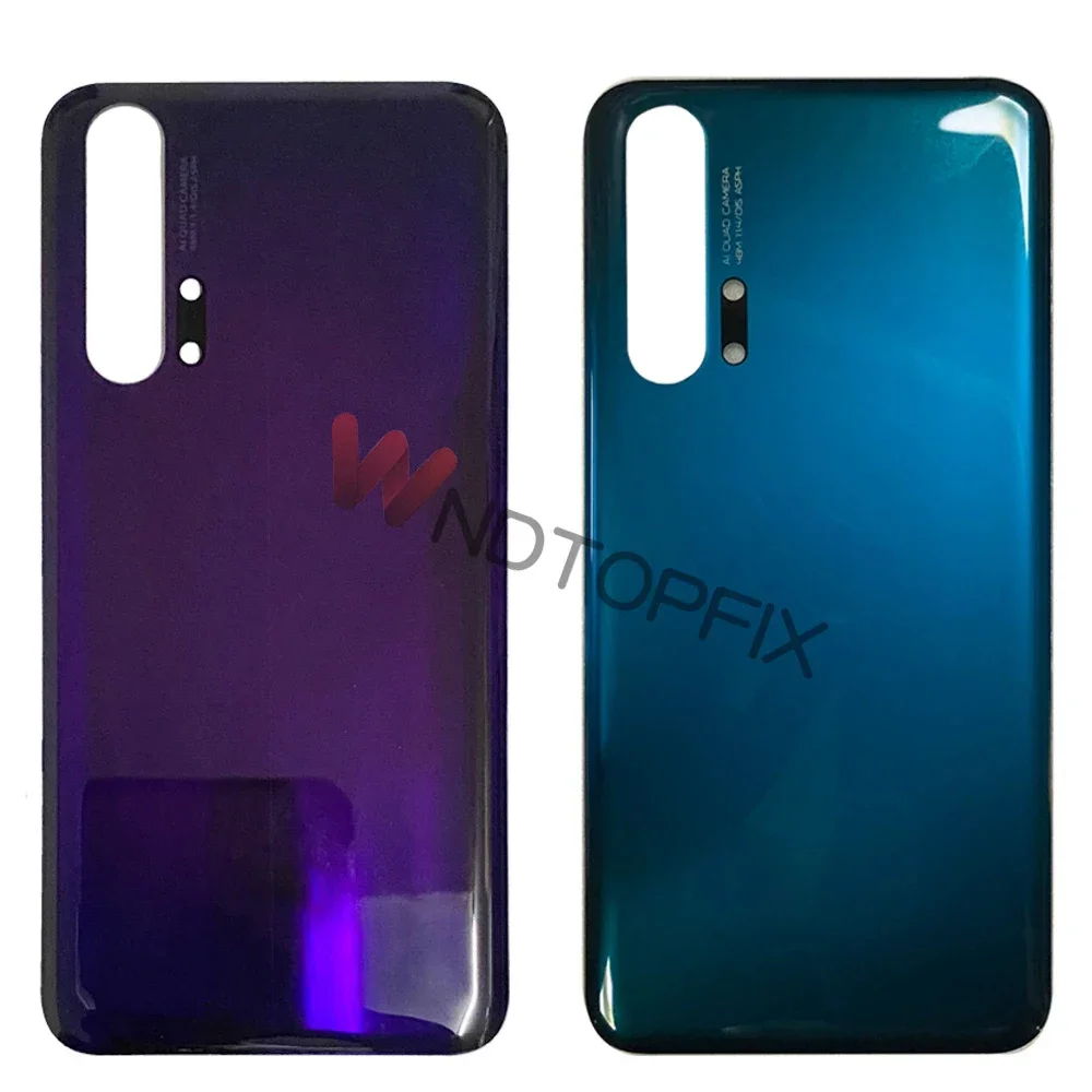 1PC BackGlass For Huawei Honor 20 Pro Battery Cover Rear Panel Door Housing Case For Honor 20 Back Cover For Honor20 Pro Housing