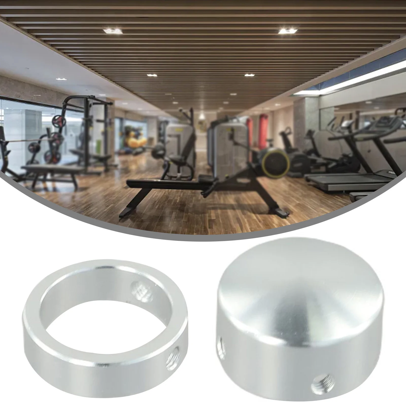 For Fitness Training Fitness Equipment Handle Cap Aluminum Handle End Cap For 25mm Diameter Handles Easy To Install