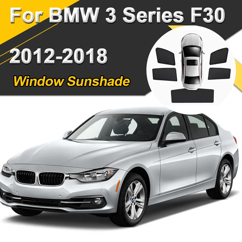

Автомобильные солнцезащитные козырьки для BMW 3 серии F30 2012-2018, солнцезащитные козырьки с магнитной теплоизоляцией, сетчатые оконные шторы, автоаксессуары