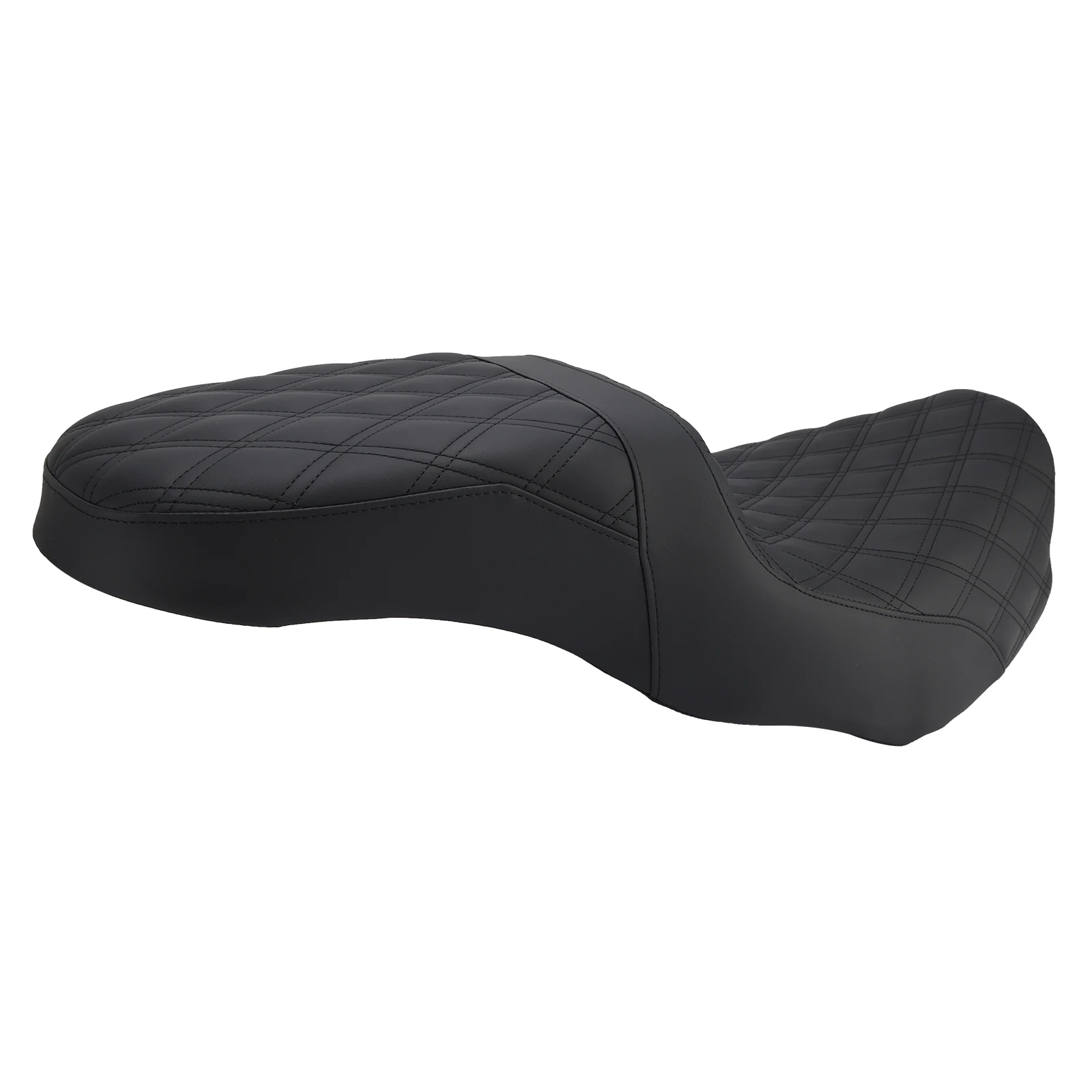 Rider Passenger Seat Front Rear Cushion Fit for Dyna Fxd 2006-2017 Fld Fat Boy Ribbed