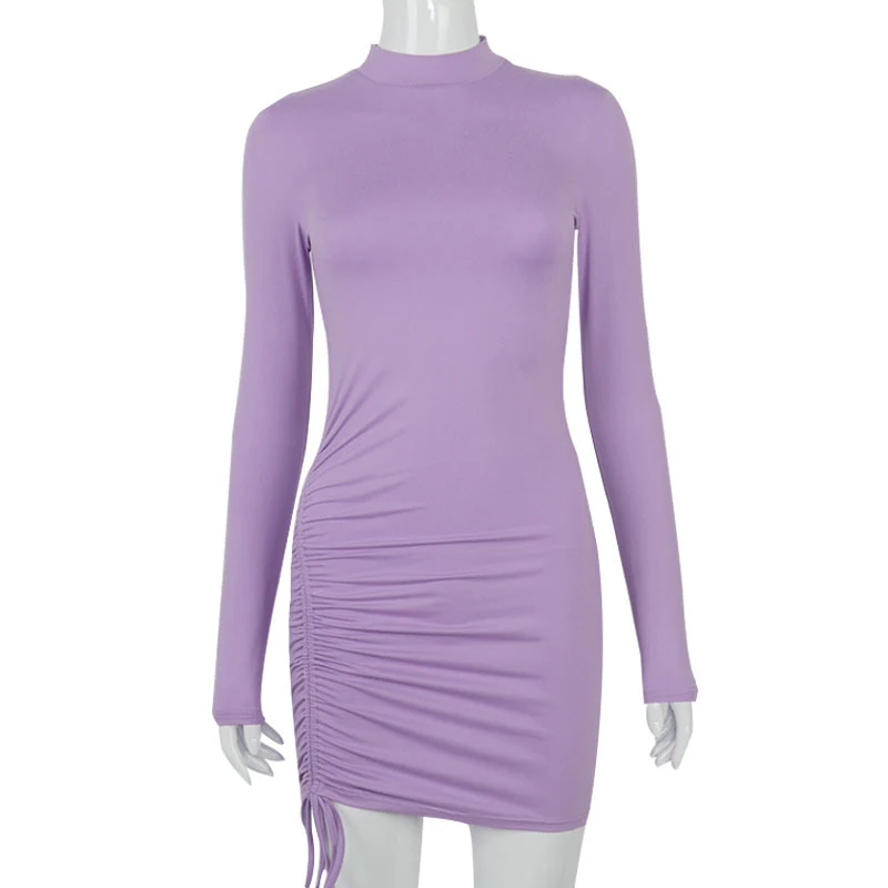 Texture, Fashion, Trendy Women's Clothing 2025 Spring/Summer New Style, Sexy, Slimming, Drawn, Hip Wrapping Dress