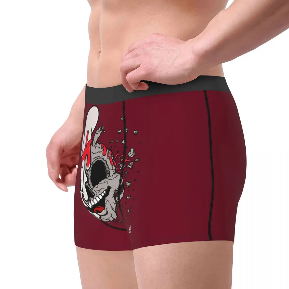 Boxer Mutande Pantaloncini JOLLIBEE ACID POPART REMIX FILIPINO BACKPRINT Mutandine Maschile Ventilare Intimo per Homme Uomo Regali