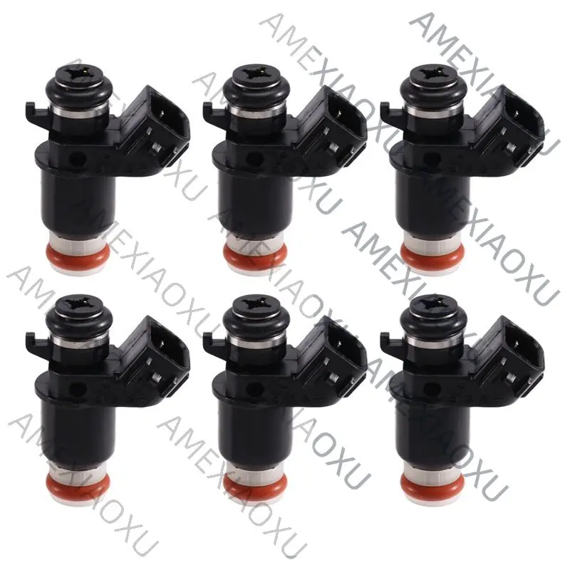 

Strange Fuel Injector Set 6Pcs 16450-MCA-003 16450-MCA-013 For Honda Goldwing 1800 GL1800 2001-2017 Silver Wing FSC600A 02-13