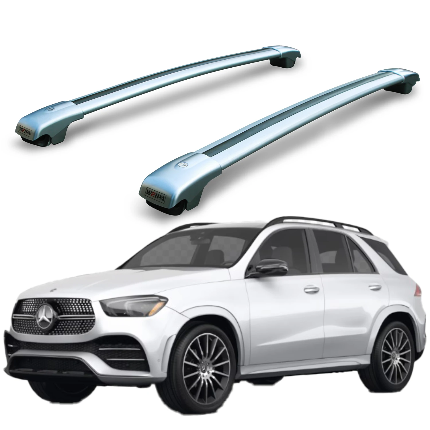 

Bestseller Heavy Duty Lockable Roof Rack Cross Bars Aluminum Car Racks for Benz GLE 2020-2022 /Roof Rails Fit