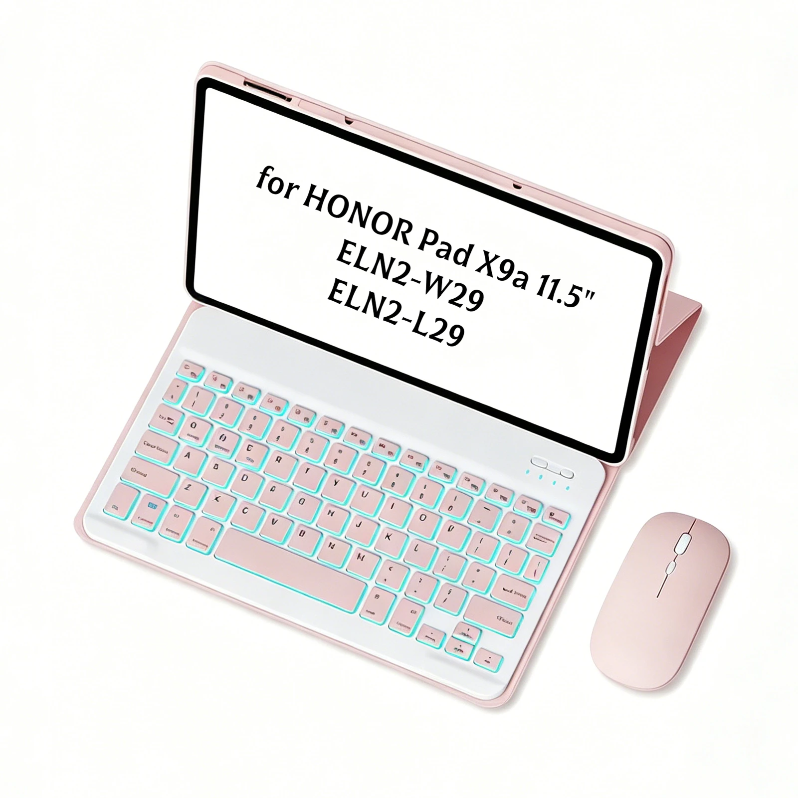 

For HONOR Pad X9a 11.5" 2025 ELN2-W29 Backlight Keyboard Case Mouse Bluetooth Wireless Spanish Portuguese Keyboard Stand Funda