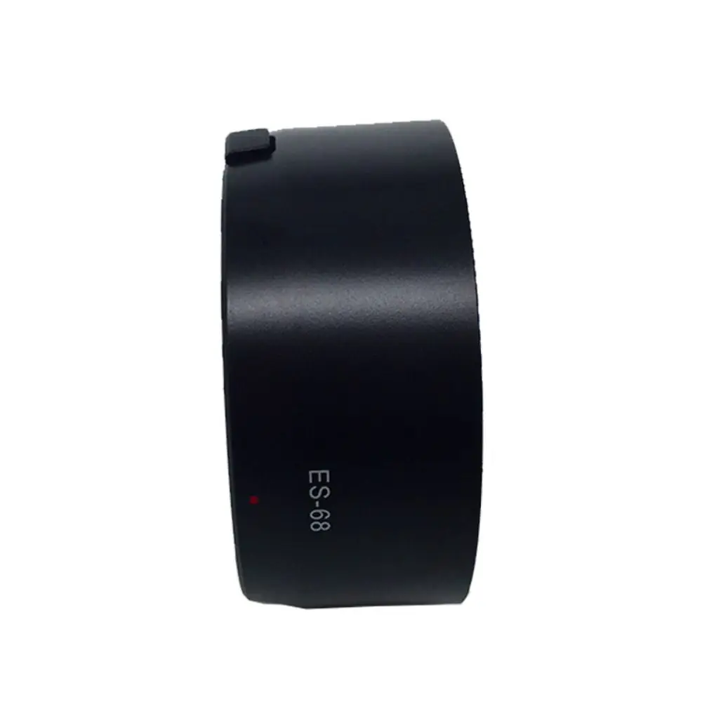 Practical ES-68 Lens Hood ABS Black Anti-Glare Cover Camera Lens Sunshade for Canon EF 50mm f/1.8 STM Camera Accessories